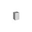 Pflanzbeet 'Belvedere MAXI 50' silber-metallic 53 x 53 x 77 cm
