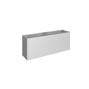 Pflanzbeet 'Belvedere MAXI 200' silber-metallic 201 x 53 x 77 cm