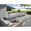 Pflanzbeet 'Belvedere MAXI 200' silber-metallic 201 x 53 x 77 cm