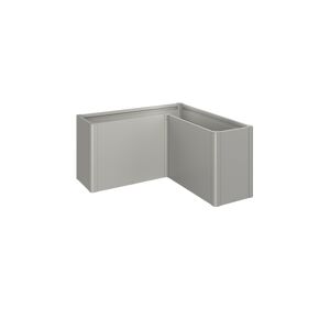 Pflanzbeet 'Belvedere MAXI L150' quarzgrau-metallic 152 x 152 x 77 cm