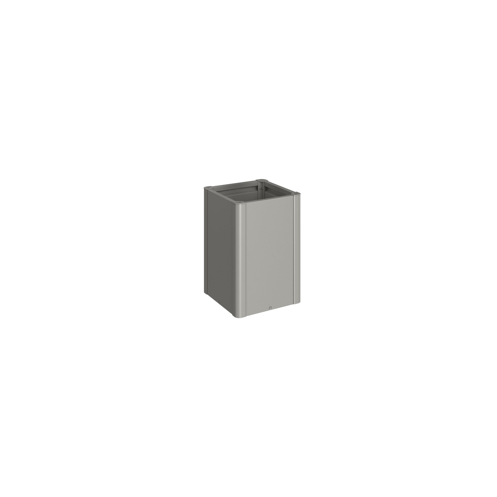 Grauer Blumenkasten Belvedere Maxi