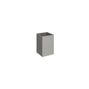 Pflanzbeet 'Belvedere MAXI 50' quarzgrau-metallic 53 x 53 x 77 cm