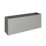 Pflanzbeet 'Belvedere MAXI 200' quarzgrau-metallic 201 x 53 x 77 cm