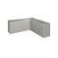 Pflanzbeet 'Belvedere MAXI L200' quarzgrau-metallic 201 x 201 x 77 cm