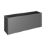 Pflanzbeet 'Belvedere MAXI 200' dunkelgrau-metallic 201 x 53 x 77 cm