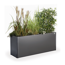 Pflanzbeet 'Belvedere MAXI 200' dunkelgrau-metallic 201 x 53 x 77 cm