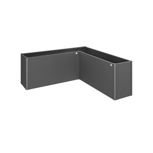 Pflanzbeet 'Belvedere MAXI L200' dunkelgrau-metallic 201 x 201 x 77 cm