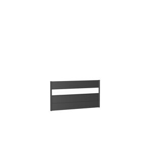 Zaunelement mit Acrylglas dunkelgrau-metallic 180 x 90 cm