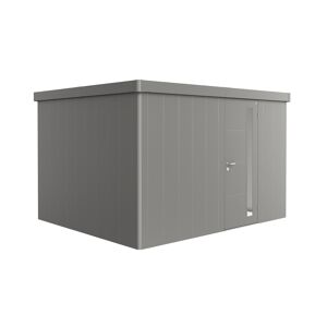 Gerätehaus 'Neo 3D' quarzgrau-metallic 348 x 292 cm mit Standardtür
