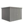 Gerätehaus 'Neo 3C' quarzgrau-metallic mit Doppeltür