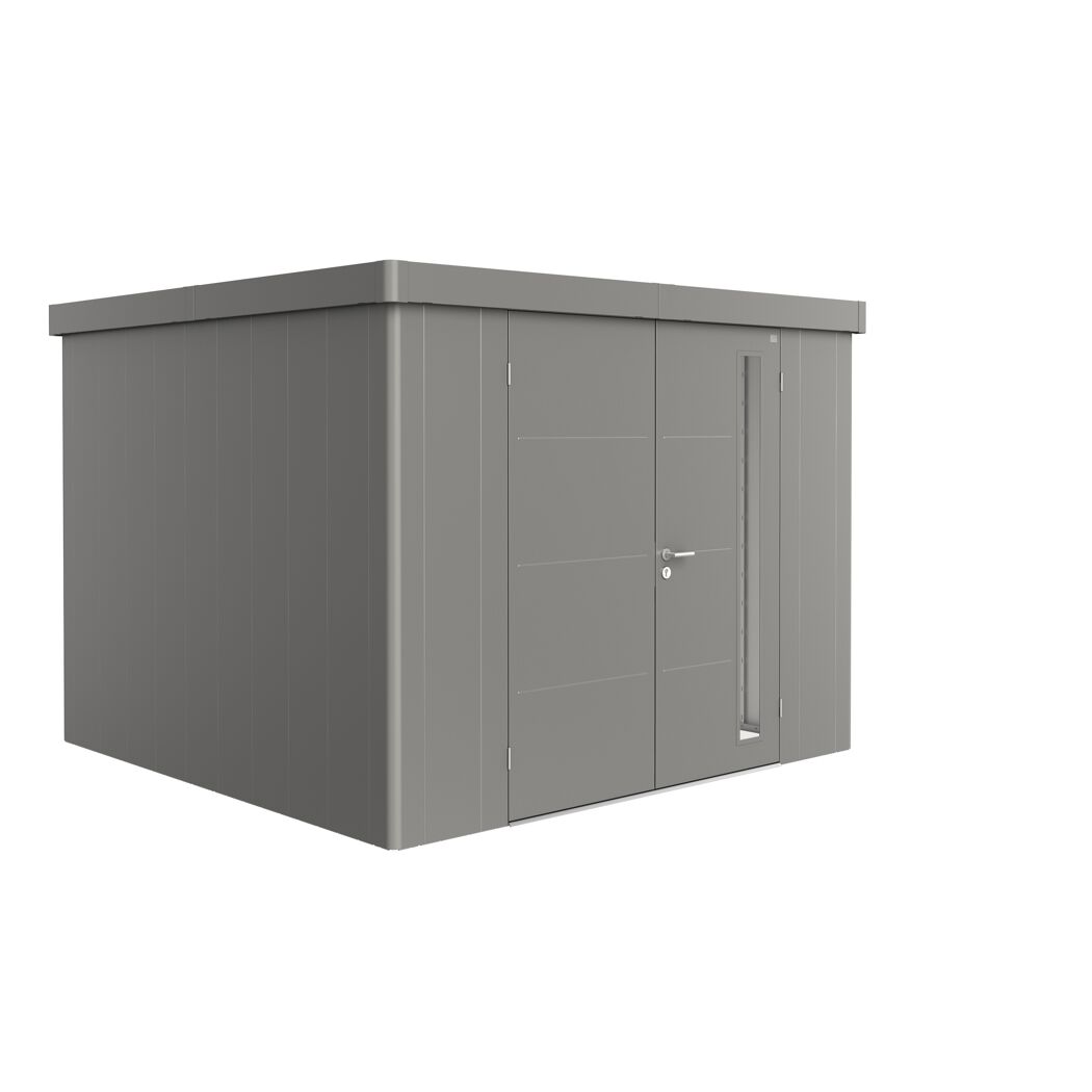 Gerätehaus 'Neo 3C' quarzgrau-metallic mit Doppeltür
