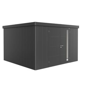 Gerätehaus 'Neo 4D' dunkelgrau-metallic 348 x 348 cm mit Doppeltür