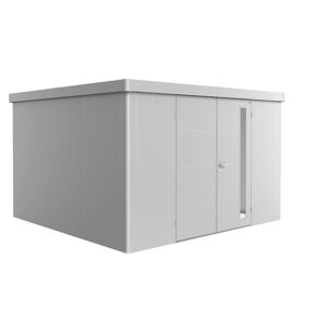 Gerätehaus 'Neo 4D' silber-metallic 348 x 348 cm mit Doppeltür