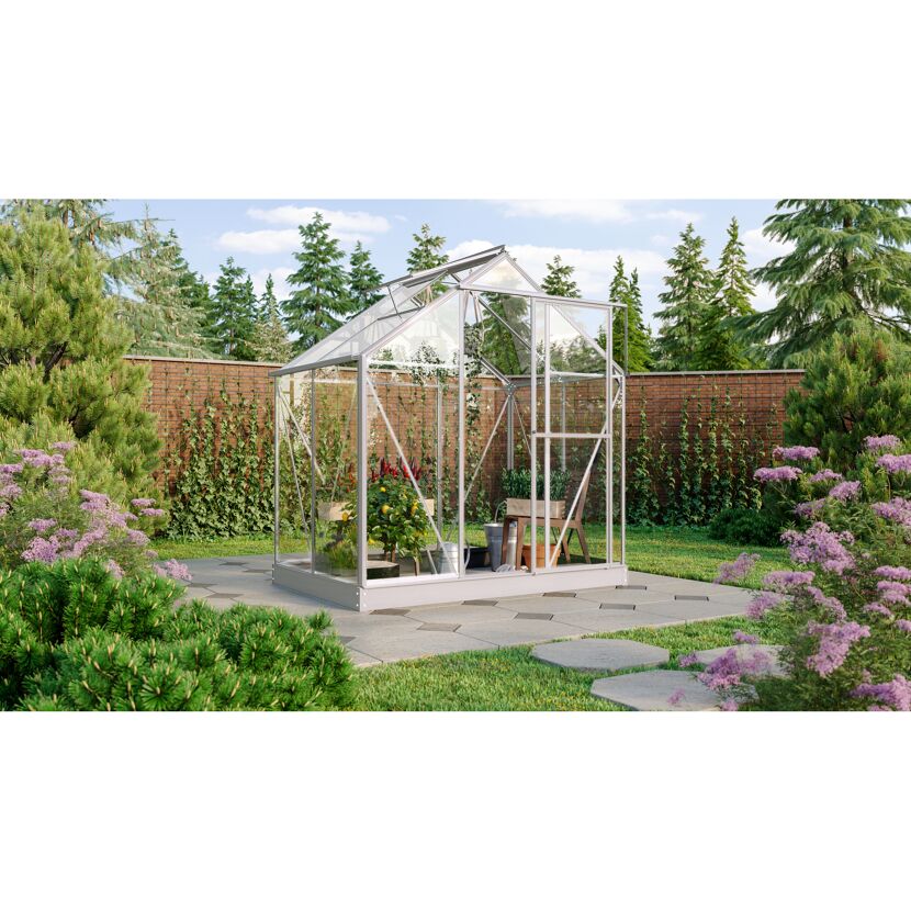 Gewächshaus Triton 2500 ESG im Garten