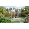 Gewächshaus Triton 2500 ESG 3mm im Garten