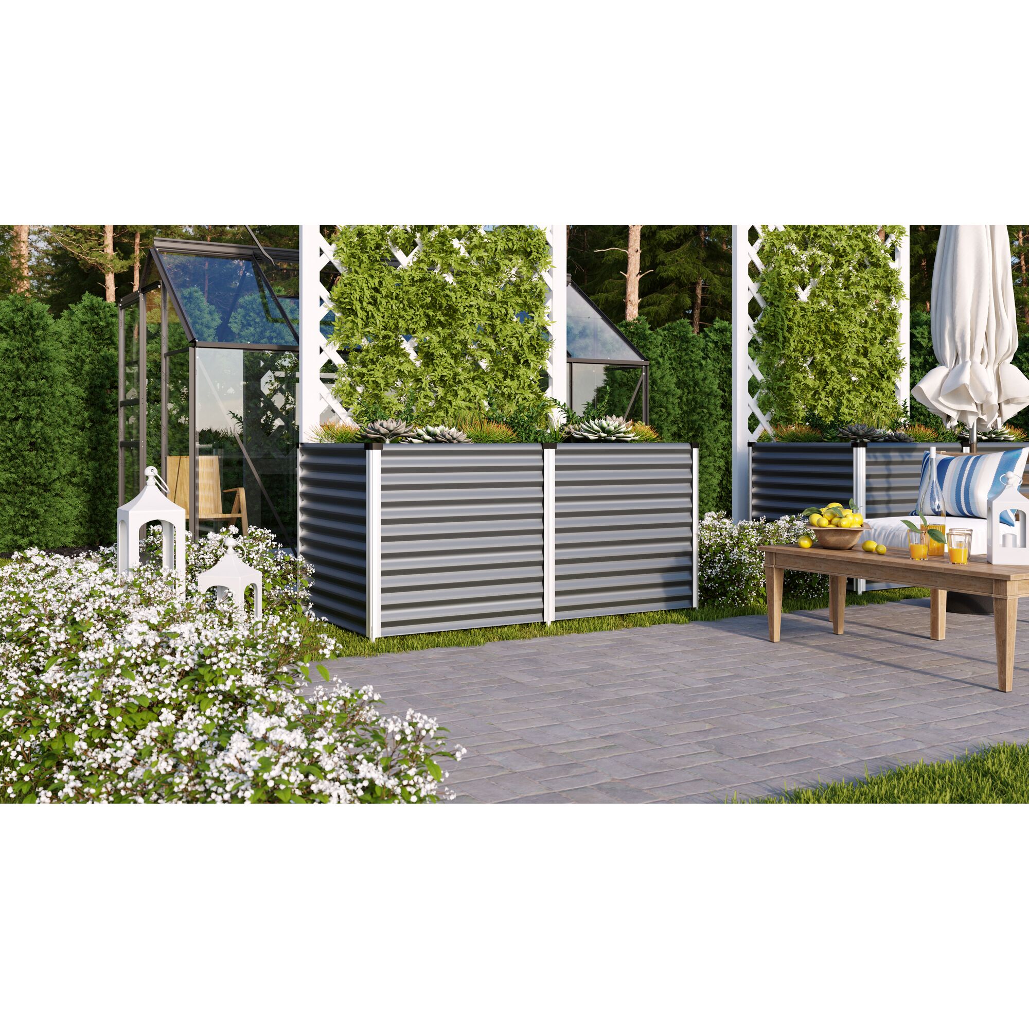 Hochbeet Linus im Garten