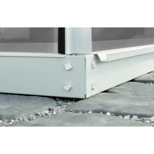 Fundament für Gewächshaus 'Orion 3800' aluminiumfarben