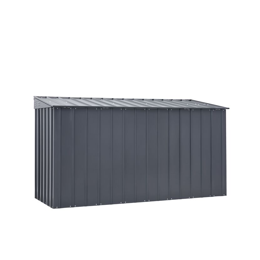Anthrazitfarbenes Tonnen-Depot Easy