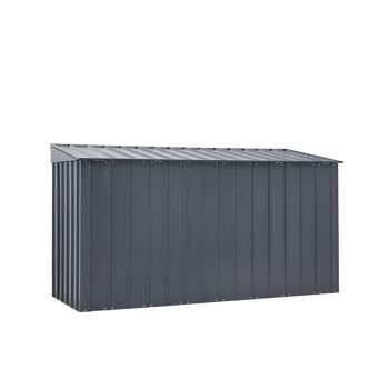 Anthrazitfarbenes Tonnen-Depot Easy