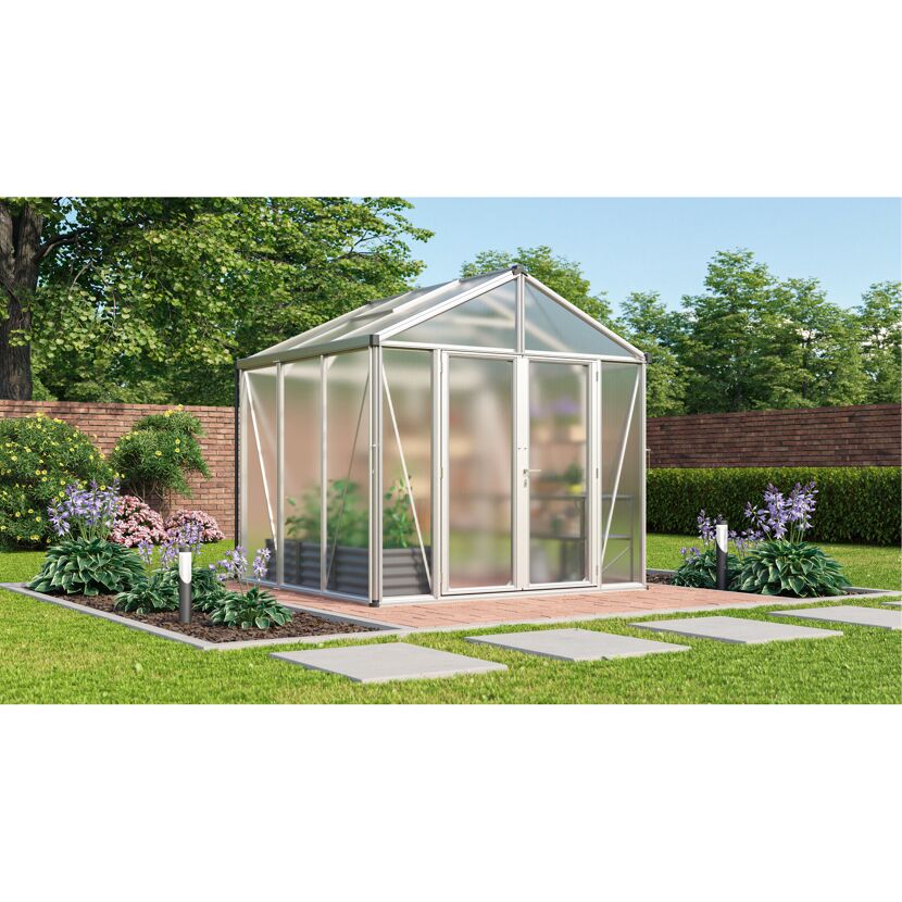 Gewächshaus Zeus Comfort 6200 im Garten