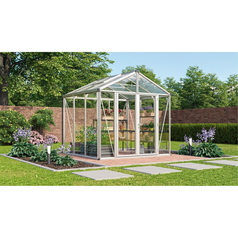 Gewächshaus Zeus Comfort 6200 im Garten