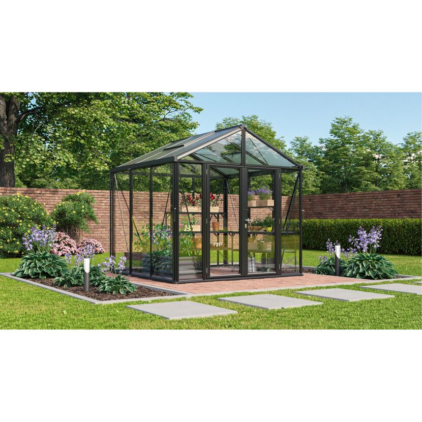 Gewächshaus Zeus Comfort 6200 im Garten