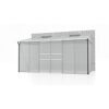 Gewächshaus IDA 7800 an Betonwand