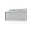 Gewächshaus IDA 7800 an Betonwand