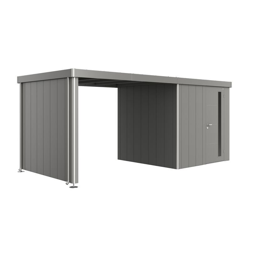 Seitendach zu Gerätehaus 'Neo' Größe 2A/2B/2C/2D quarzgrau-metallic