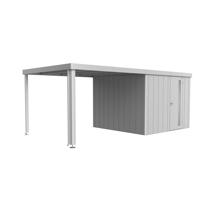 Seitendach zu Gerätehaus 'Neo' Größe 3A/3B/3C/3D silber-metallic