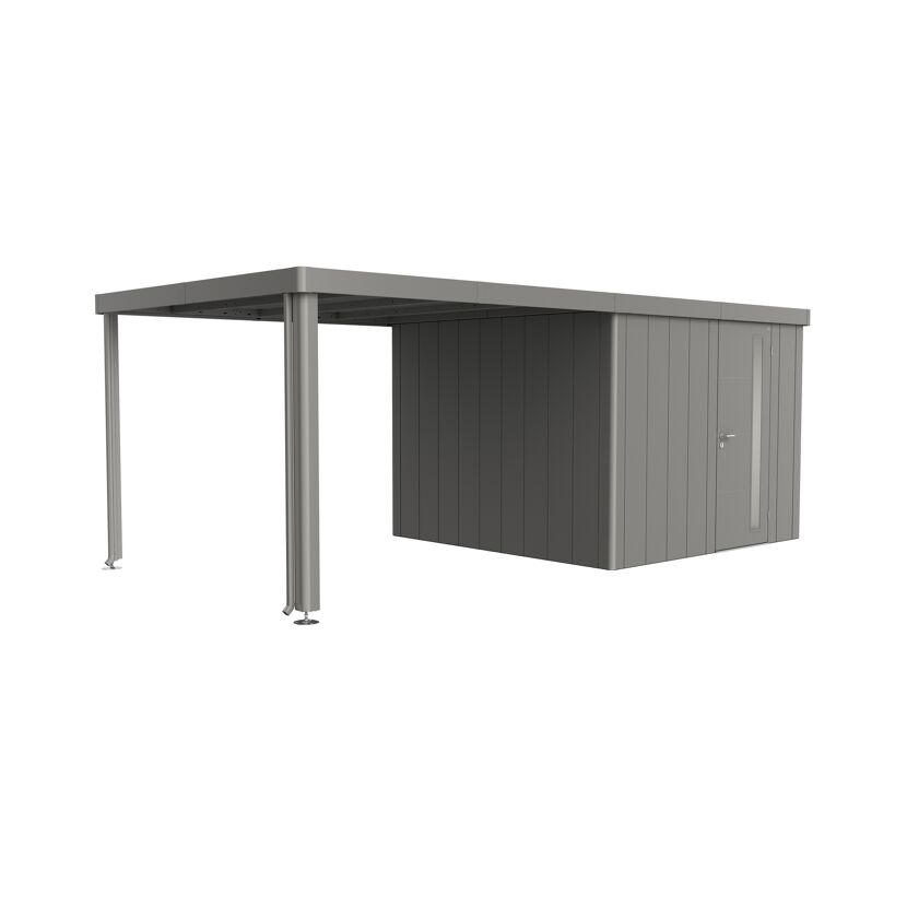 Seitendach zu Gerätehaus 'Neo' Größe 3A/3B/3C/3D quarzgrau-metallic
