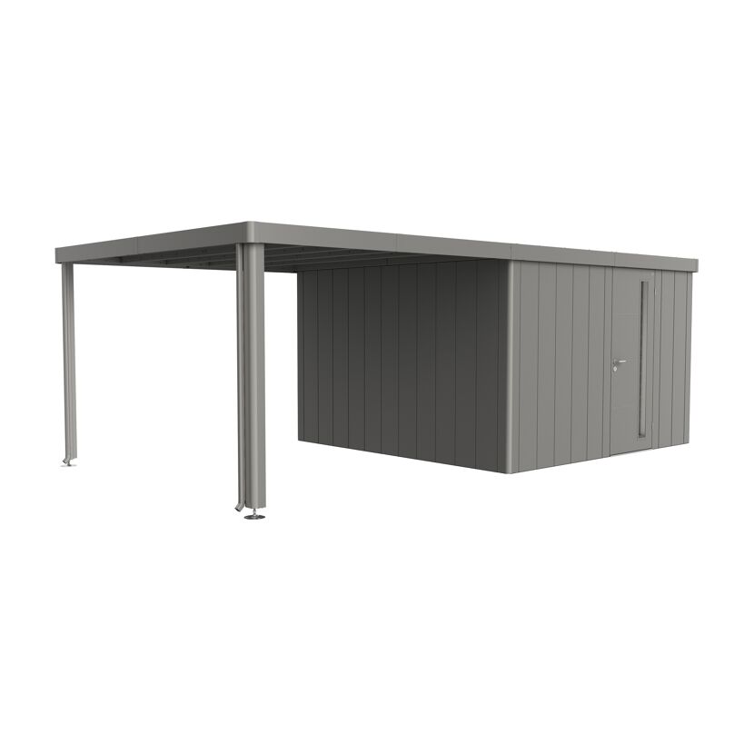 Seitendach zu Gerätehaus 'Neo' Größe 4A/4B/4C/4D quarzgrau-metallic