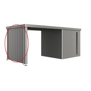 Seitenwand für Seitendach zu Gerätehaus 'Neo' Größe 2A/2B/2C/2D quarzgrau-metallic