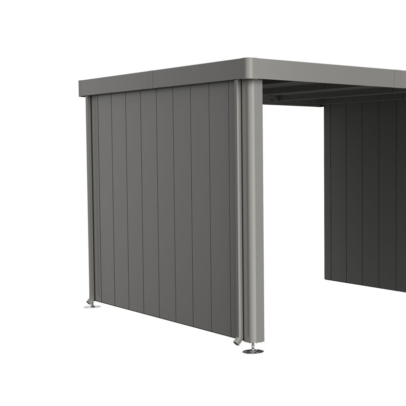 Seitenwand für Seitendach zu Gerätehaus 'Neo' Größe 3A/3B/3C/3D quarzgrau-metallic
