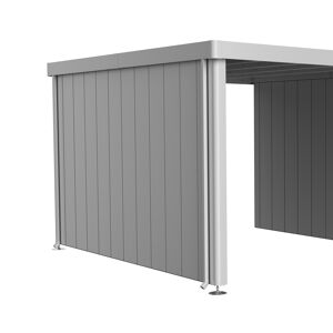 Seitenwand für Seitendach zu Gerätehaus 'Neo' Größe 4A/4B/4C/4D silber-metallic