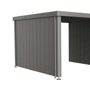 Seitenwand für Seitendach zu Gerätehaus 'Neo' Größe 4A/4B/4C/4D quarzgrau-metallic