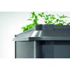 Schneckenschutz dunkelgrau für Hochbeet 1,5 x 0,5 m