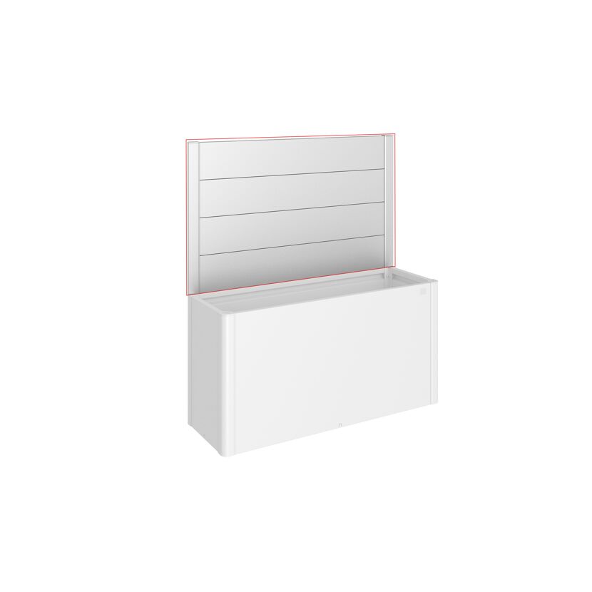 Sichtschutz für Pflanzkasten-System 'Belvedere' silber Gr. 150