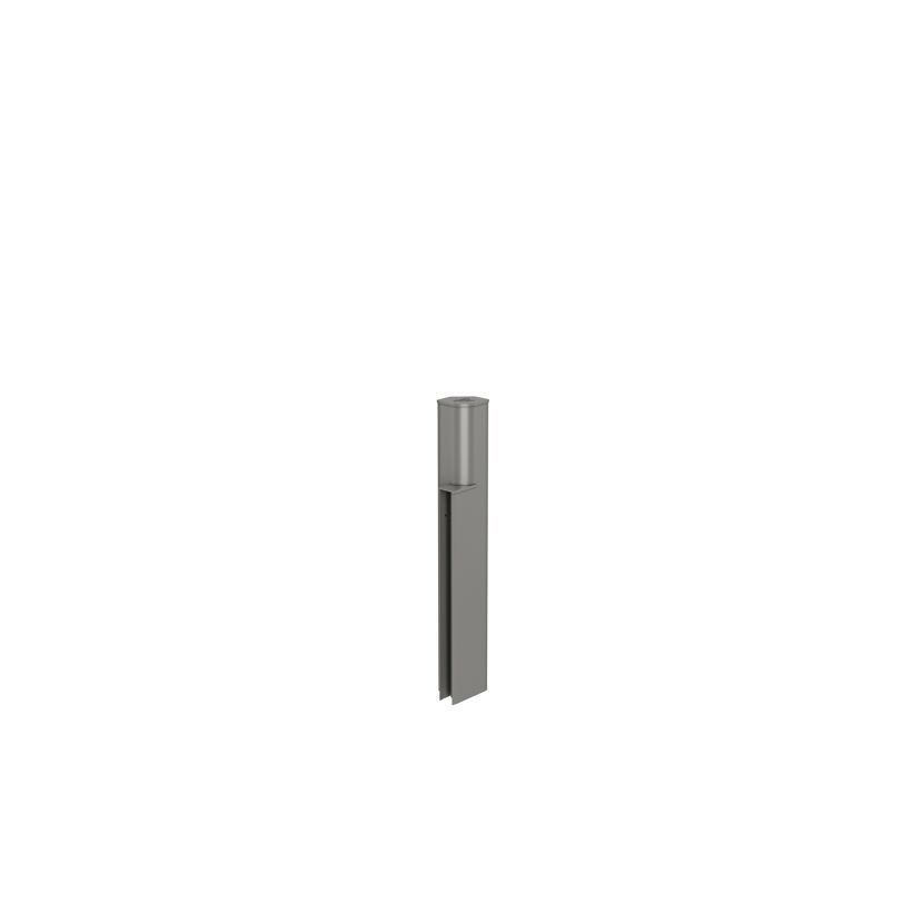 Höhensprung 'Midi-Mini' quarzgrau-metallic 10,5 x 61 x 7,2 cm für Rankgitter 'DaVinci'