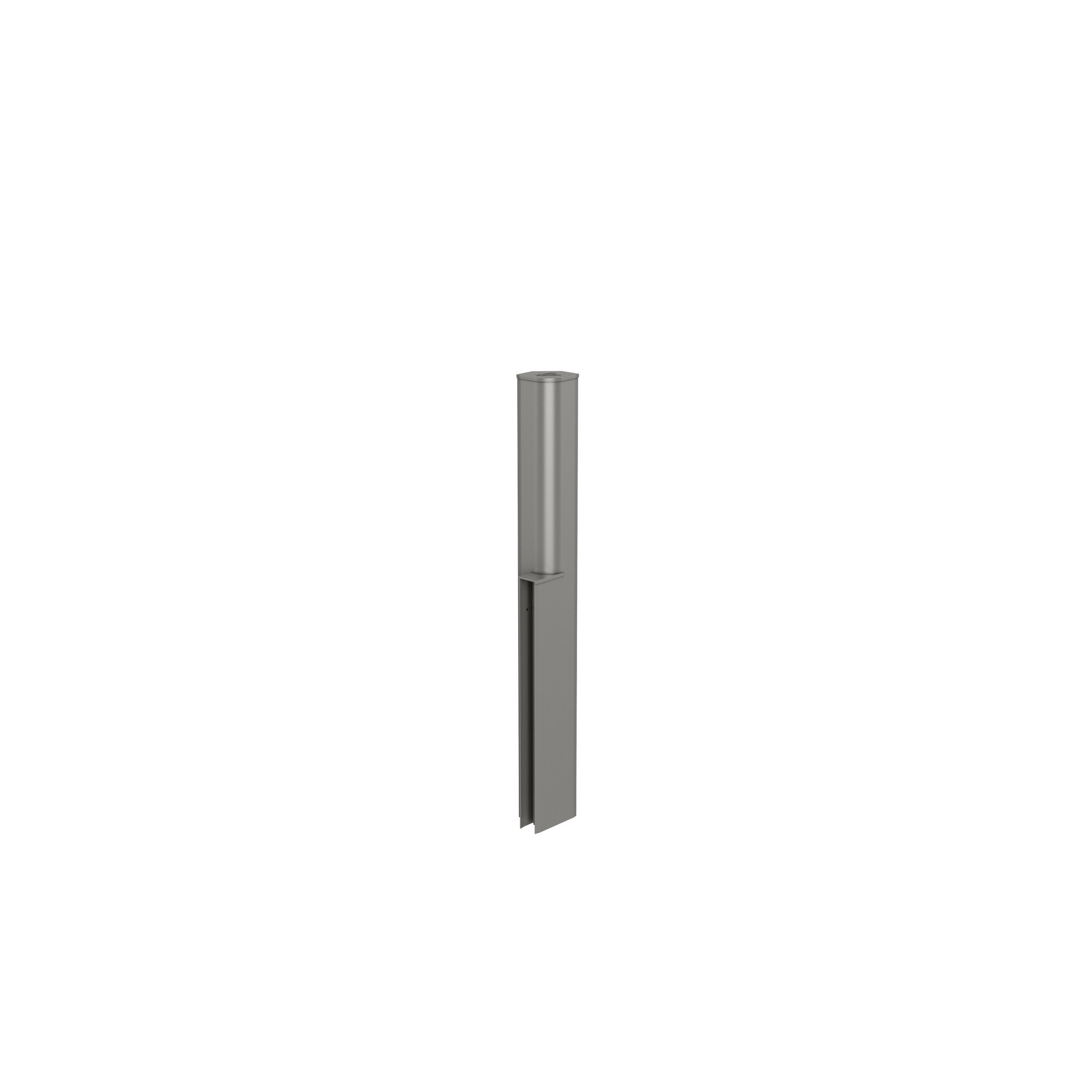 Höhensprung 'Maxi-Mini' quarzgrau-metallic 10,5 x 77 x 7,2 cm für Rankgitter 'DaVinci'