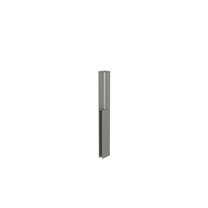 Höhensprung 'Maxi-Mini' quarzgrau-metallic 10,5 x 77 x 7,2 cm für Rankgitter 'DaVinci'