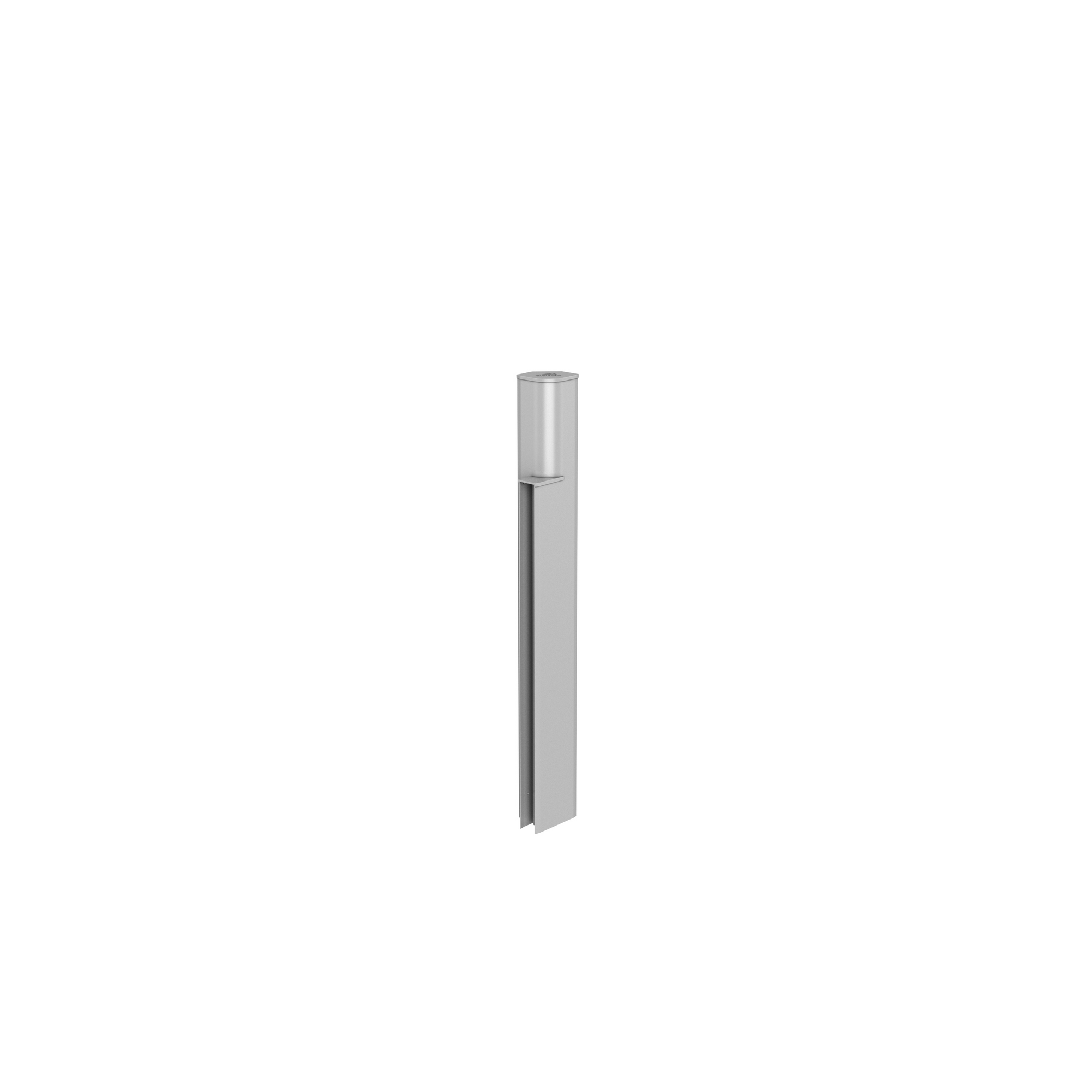 Höhensprung 'Maxi-Mini' silber-metallic 10,5 x 77 x 7,2 cm für Rankgitter 'DaVinci'