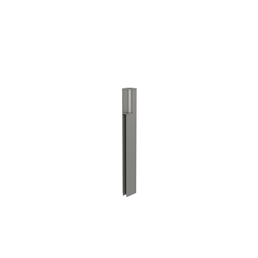 Höhensprung 'Maxi-Midi' quarzgrau-metallic 10,5 x 77 x 7,2 cm für Rankgitter 'DaVinci'