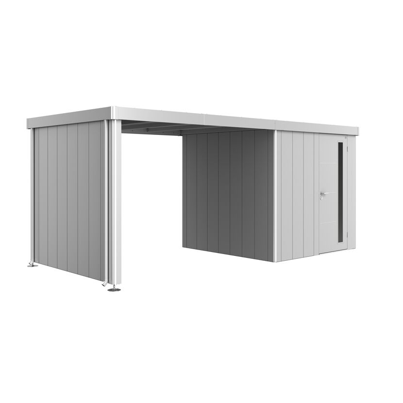 Seitendach zu Gerätehaus 'Neo' Größe 2A/2B/2C/2D silber-metallic