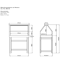 Verkleinertes Bild von Minigewächshaus aus FSC®-zertifiziertem Kiefernholz 115 x 65 x 40 cm