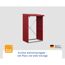 Rotes Kaminholzregal EcoStar