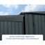 EcoStar Kaminholzregal und Gerätehaus anthrazit-grau