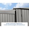EcoStar Kaminholzregal und Gerätehaus
