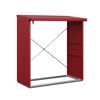 Roter Kaminholzregal Typ 2, Trend-V