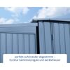 EcoStar Kaminholzregal und Gerätehaus